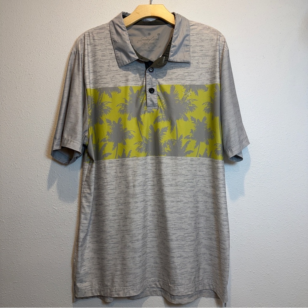 Sunday Crew Polo Shirt Xl Upf 50+Apparel